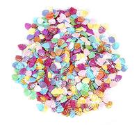 Confeti con brillo 60g, feliz cumpleaños Color confeti confeti para el cumpleaños de los de graduación de la boda baby shower decoraciones de festival de un círculo sorpresa (Viejas vieiras)