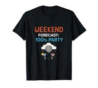 Confeti de Bola de Discoteca 100% para el Fin de Semana Camiseta