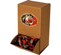Confeti de chocolate negro monodosis - Corazòn de Pasas Piacantes con Chile - Pasas con Ajì Picante Cubiertas con Chocolate Negro Envueltas Individualmente Distribuidor de 500gr