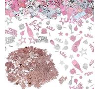 Confeti De Cumpleaños De 30 G, Copa De Vino De Oro Rosa, Confeti De Lunares De Cinta, Lentejuelas De Feliz Cumpleaños, Lentejuelas De Decoración De Fiesta De Cumpleaños