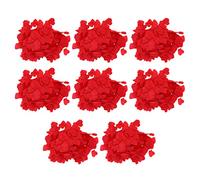 Confeti de papel con corazón rojo, 8 paquetes de 16000 unidades, confeti de tissue biodegradable para decoraciones de fiestas de propuestas de matrimonio, relleno ecológico para me