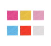 Confeti de papel cuadrado Decoración de celebración de colores mezclados para fiestas de bodas Restos de papel ecológicos 50 g 5000 piezas 2,5 x 2,5 cm o 1200 piezas 5 x 5 cm (2,5 * 2,5 cm de color)