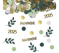 Confeti decorativo para juventud, 200 unidades, con hojas y lunares, juego de decoración de mesa para jóvenes y niñas, 200 unidades