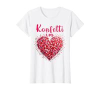 Confeti en el corazón para carnaval Camiseta