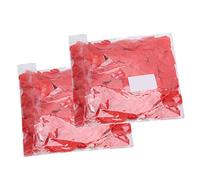 Confeti en forma de corazón rojo, decoración para bodas y fiestas de San Valentín, confeti de papel de 2,5 cm para celebraciones festivas, incluye 2 bolsas de 60 g de confeti para