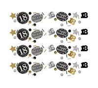 Confeti para celebración de 18 cumpleaños, Amscan 9900555, 34 g, color dorado