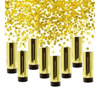 Confeti Props - Confeti Cannon | 8 piezas Fun Party Favors | Confeti Decorations Supplies For Indoor Outdoor Christmas Birthdays Weddings New Year Graduation Celebration