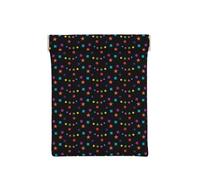 Confeti y Estrellas, Squeeze Top Wallet Bolsa de Almacenamiento para Mujer Monedero pequeño Bolsa de Cambio