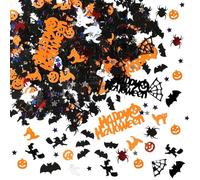 Confetis Halloween Glitter - Metalic Trick Treat Sequins Mix, decoración de mesa fiesta brillante | 15G Festive Sprinkle Surtido Spooky Event Celebration Accent Otoño Decoración Interior Discord