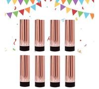 Confetti Cannon - 8 Pieces Party Favors, Colorful Celebration Decorations, Fun Confetti Poppers, Event Supplies, Indoor Outdoor Party Accessories, Wedding Birthday Graduation New Year Holiday Decorati
