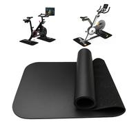 Confezione da 2 tappetini di protezione antiurto per Tapis roulant, tappetini protettivi fonoassorbenti, spessore 6 mm, supporto antiscivolo per attrezzi, ideale per attrezzi Fitness (28 x 70 cm)