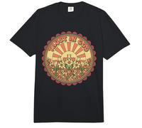 Confía en Dios, fe Cristiana, Floral, Amanecer, Retro, Bohemio Comfort Colors Adult Heavyweight T-Shirt