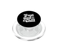 Confía en Dios y relájate Cita Motivacional inspiradora PopSockets PopGrip para MagSafe