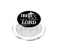 Confía en el Señor Diseño de Fe Inspirador PopSockets PopGrip para MagSafe