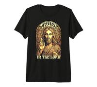 Confía en el Señor Jesucristo Vintage Christian Faith Camiseta Premium