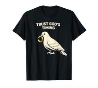 Confía en el Tiempo de Dios Paloma Diseño de fe Camiseta