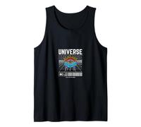 Confía en el Universo Pop Energía Eléctrica Ojos Nubes Vidente Retro Camiseta sin Mangas