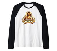 Confía en Jesús - Jesús Cristiano Camiseta Manga Raglan