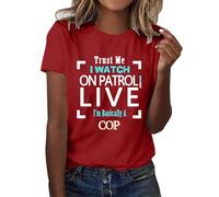 Confía en mí, On Patrol en Soy básicamente un policía. Camiseta Confía en mí, On Patrol en Camiseta # L