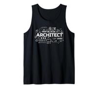 Confía en mí, Soy Arquitecto, Arquitectura Divertida para Estudiantes Camiseta sin Mangas