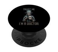 Confía En Mí, Soy Médico. Médico De La Peste. Espeluznante. PopSockets PopGrip Adhesivo