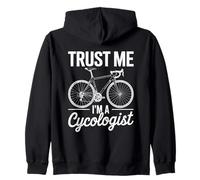 Confía en mí, soy un cicólogo amante de la bicicleta Sudadera con Capucha