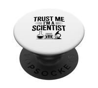 Confía en mí, Soy un científico Humor para los Amantes de la Ciencia PopSockets PopGrip Adhesivo