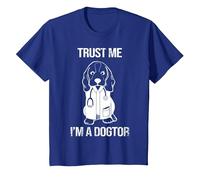 Confía en mí Soy un Dogtor I Cute Dog I Veterinario Camiseta, Niños, Azul Real, 8 años
