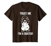Confía en mí Soy un Dogtor I Cute Dog I Veterinario Camiseta, Niños, Marrón, 6 años