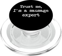 Confía en mí, soy un experto en salchichas Funny Sausages Minimal PopSockets PopGrip para MagSafe