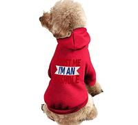 Confía en mí, Soy un Idiota Perro Sudadera Caliente Mascota Sudaderas suéter para Gato Perro