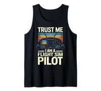 Confía en mí, Soy un piloto de simulador de Vuelo Camiseta sin Mangas