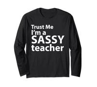 Confía en mí, Soy un Profesor Atrevido - Edición Divertida y Divertida de Humor Manga Larga