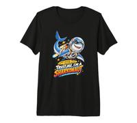 ¡Confía en mí, Soy un Sharkonaut! Divertido tiburón Espacial Camiseta Premium