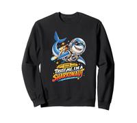 ¡Confía en mí, Soy un Sharkonaut! Divertido tiburón Espacial Sudadera