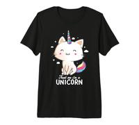 Confía en mí, Soy un Unicornio, Divertido y Lindo Gato arcoíris Eduely Camiseta Premium