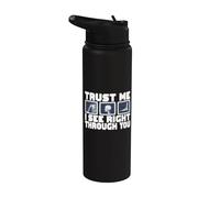 Confía en mí, veo a través de ti Radiología Stainless Steel Insulated Water Bottle