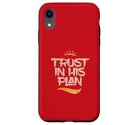 Confía en Su Plan - Celebra el Amor de Cristo Carcasa para iPhone XR