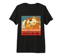 Confía en ti, niño y león, abrazan el vínculo de la Fuerza Camiseta Premium