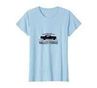 Confía en tu Coche al Estilo clásico de Valley Forge Automotive Camiseta, Mujer, Azul Bebé, XS