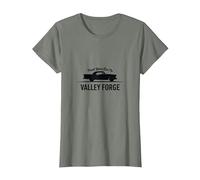 Confía en tu Coche al Estilo clásico de Valley Forge Automotive Camiseta, Mujer, Verde Militar Jaspeado, 3XL