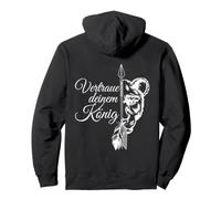confía en tu Rey Leona Sudadera con Capucha
