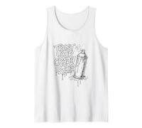 Confía en Tus Ideas locas Lata de Spray motivación Graffiti Camiseta sin Mangas