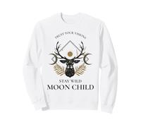 Confía en Tus visiones Stay Wild Mood Child (gráfico Bohemio) Sudadera