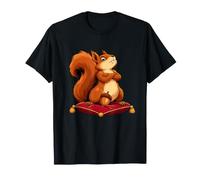 Confiado Ardilla en el Trono con Bellota Real Camiseta