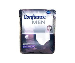 Confiance Men - Slips Absorbentes para Hombres - Nivel de Absorción = 6 gotas (Fugas Urinarias Medias) - Discretos y eficaces - pH neutro a la piel - Talla M - 8 Unidades