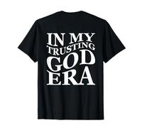 Confiando en Dios Era Religiosos Hombres y Mujeres Cristiano Divertido Camiseta