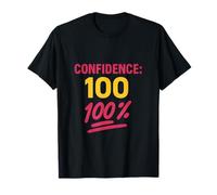 CONFIANZA: 100 GRÁFICO DE TIPOGRAFÍA BOLD Camiseta