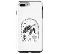 Confianza en el Señor Proverbios 3:5 Cristiano Floral Creyente Dios Carcasa para iPhone 7 Plus/8 Plus