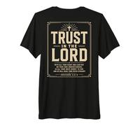 Confianza en el Señor Proverbios 3 Versículo Camiseta Premium